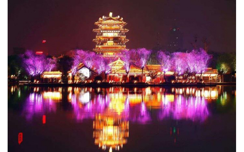 濟(jì)南亮化工程，濟(jì)南照明工程，濟(jì)南城市夜景亮化工程，濟(jì)南樓體亮化工程